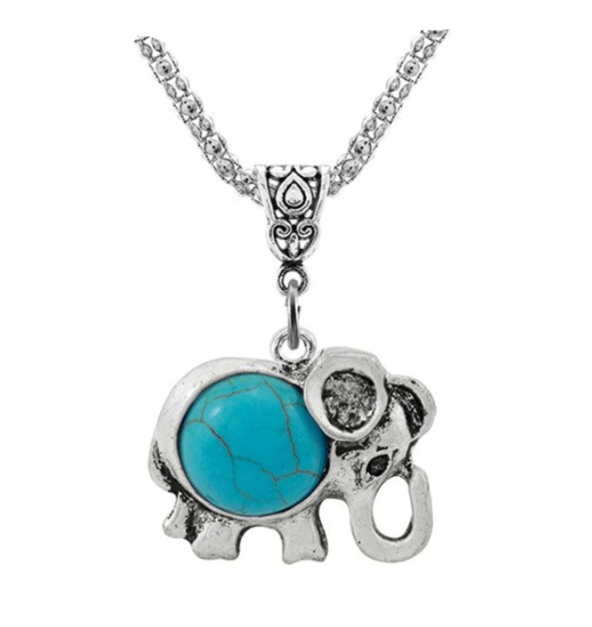Elephant Necklace for Women, Good Luck Jewellery, Driving Test, Exams, Weddings