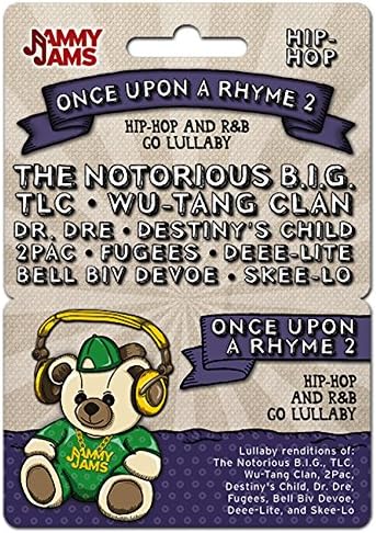 Jammy Jams - Once Upon A Rhyme 2: Hip-Hop and R&amp;B Go Lullaby - Download Card