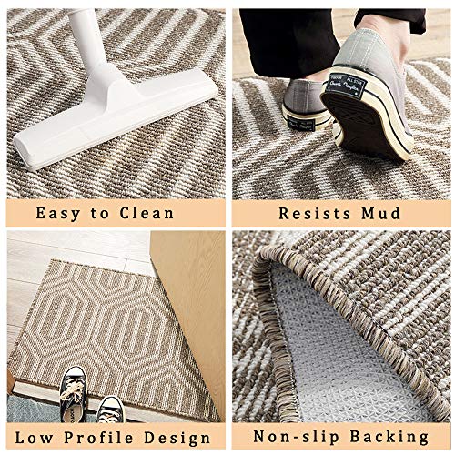 CHICHIC Indoor Doormat 32 x 48 Inch Front Back Indoor Door Mats for