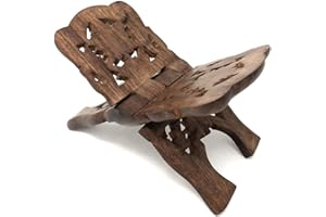 Azuregreen Quran Holder Book Stand Rihal Rehal Wooden Carved Eid