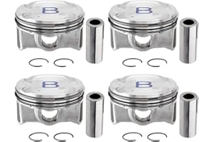 INGKAN G4NB 1.8L Engine Pistons & Rings Set (+0.5mm) Fits for Hyundai Elantra 12-16, for Kia Forte 1.8L l4 DOHC OE 23041-2E10