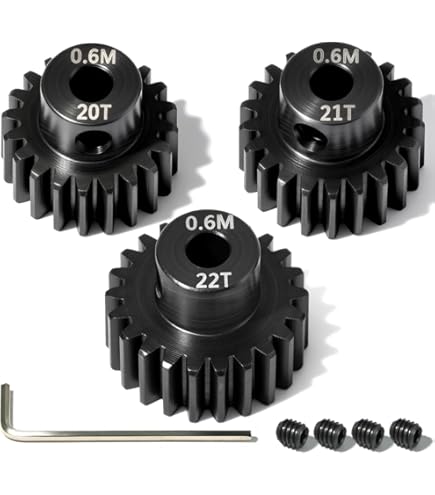 Amazon.com: Tamiya TAM54500 54500 Rc TT02 High Speed Gear Set, 68T