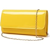 Patent Leather Envelope Clutch Womens Evening Handbag Stylish Shoulder Bag Purse for Christmas Wedding Party Prom