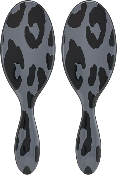Wet Brush Original Detangler Grey Leopard Safari Pack of 2