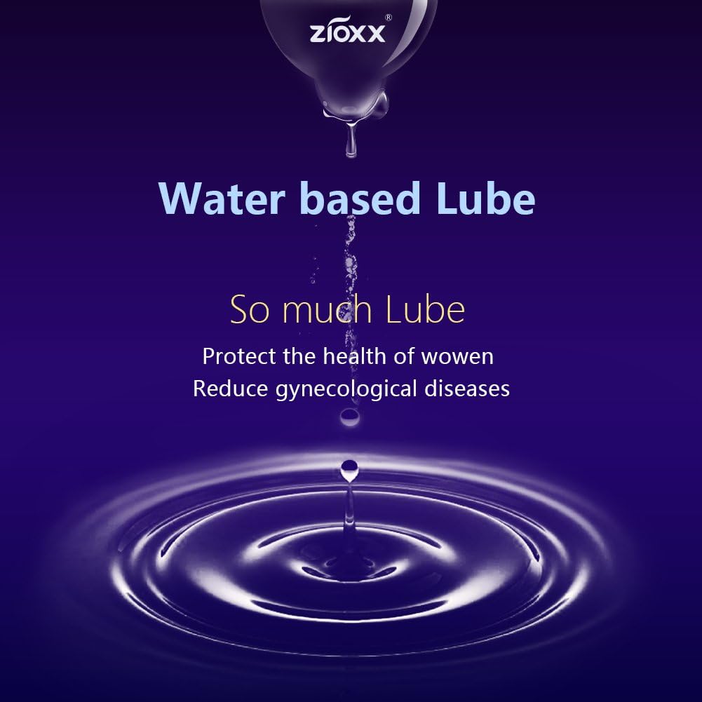 Zioxx Ultra Thin Hyaluronic Acid Lubricants Condoms 20 Pieces Water Based, Purple, 1 count (Pack of 20) - Image 5