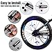 LeBoLike Bike Spoke Light Waterproof Colorful LEDs Bike Wheel Lights for Bicycle Wheel Spoke Decorations