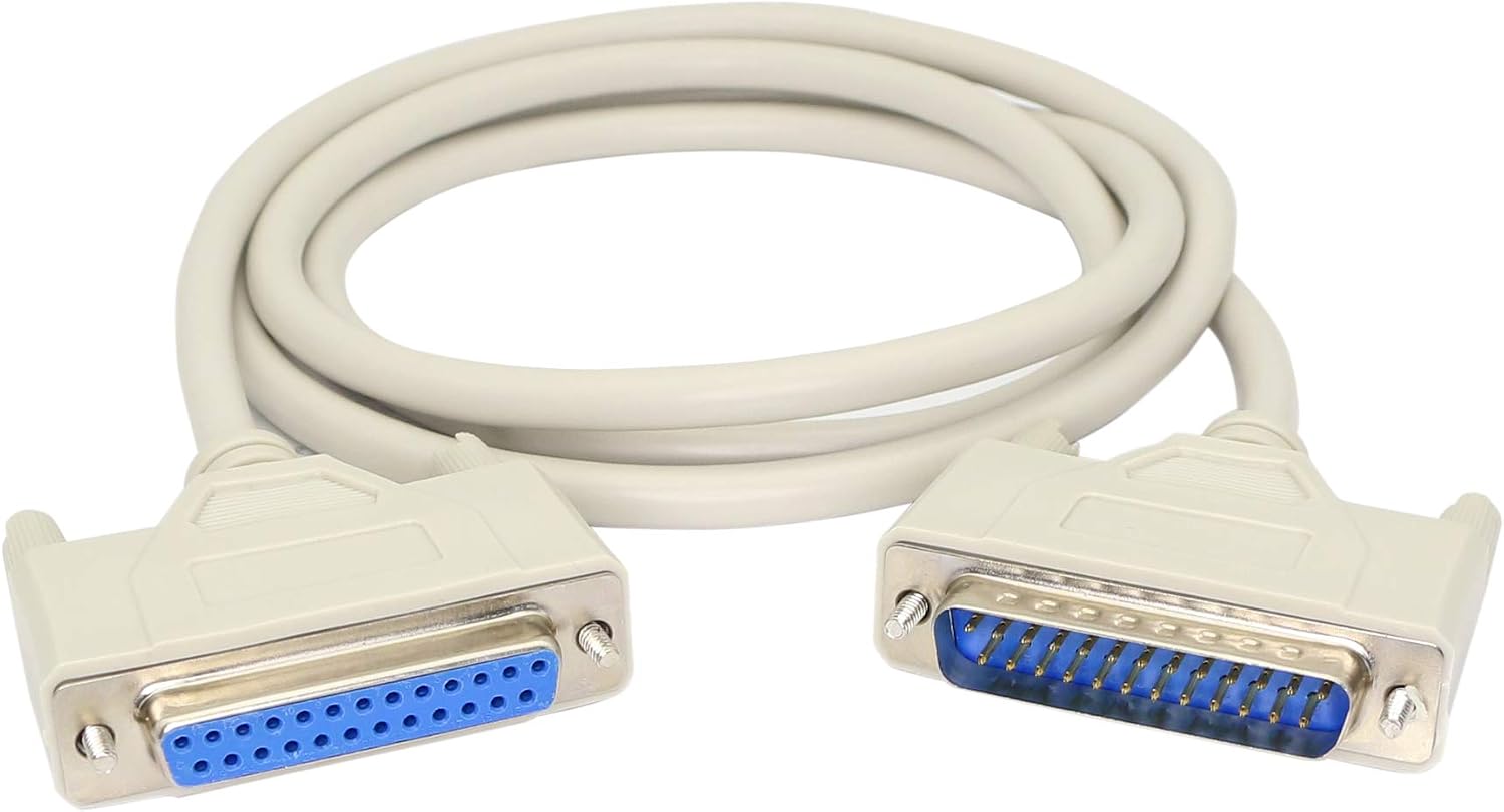 PNGKNYOCN 4.5 Feet DB25 Male to Female Parallel Printer Cable for the Connection Between a Computer with DB25 Female Interface and the Printer - Image 3