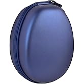 COMECASE Hard Shell Headphone Case for JBL Tune 510BT/520BT/720BT/ for Sony WH-CH520/ for Beats Solo 4 Wireless Bluetooth Headphones, Protective Travel Carrying Box with Mesh Pocket (Blue)