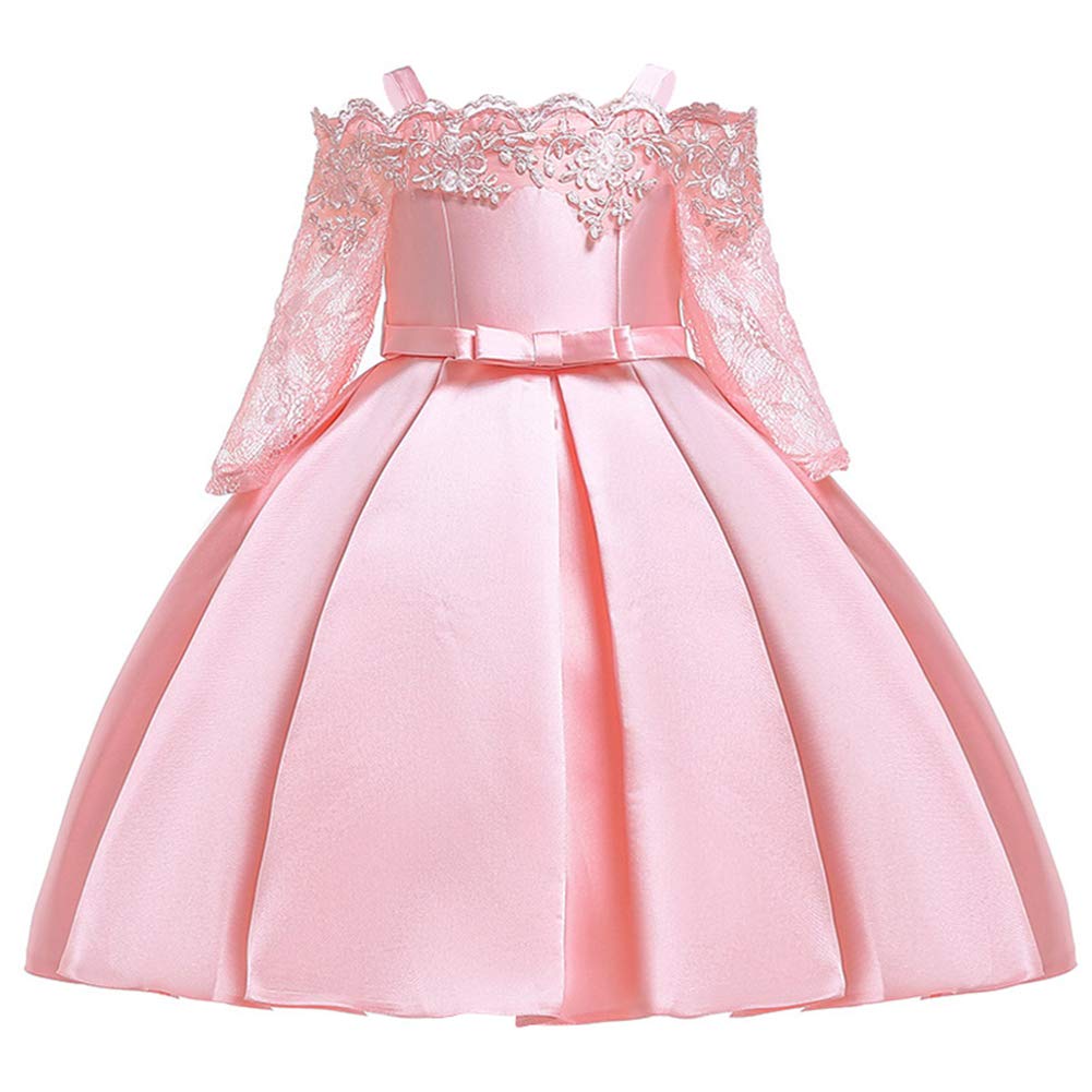 KISSOURBABY Girl Dress 7 Pink Dress Easter Dresses