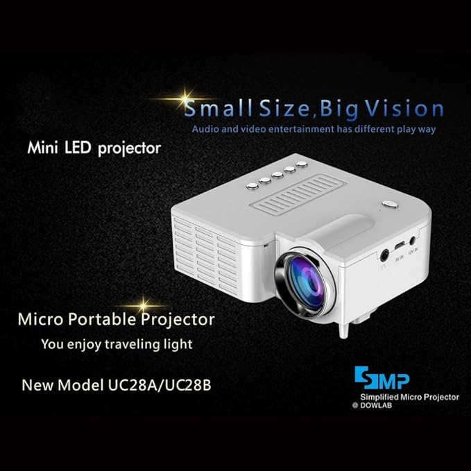 Proyector para El Hogar, Mini Proyector Portátil En Miniatura ...