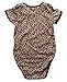 Zeroyoyo Infant Baby Girls Leopard Romper Headband Shoes, Set of 3