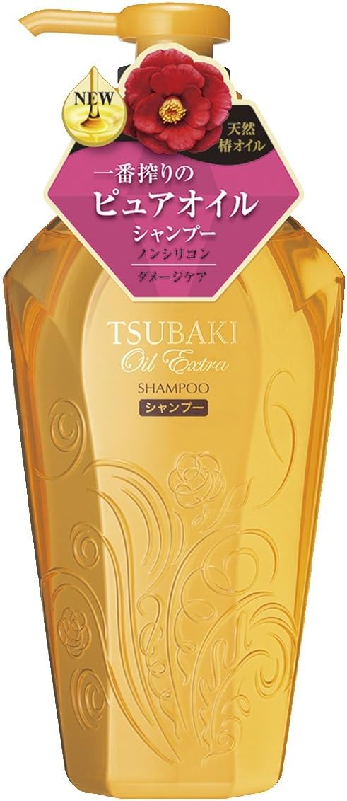 Amazon Tsubaki オイルエクストラ スムースダメージケア シャンプー からまりやすい髪用 ノンシリコン 450ml ツバキ Tsubaki ビューティー 通販
