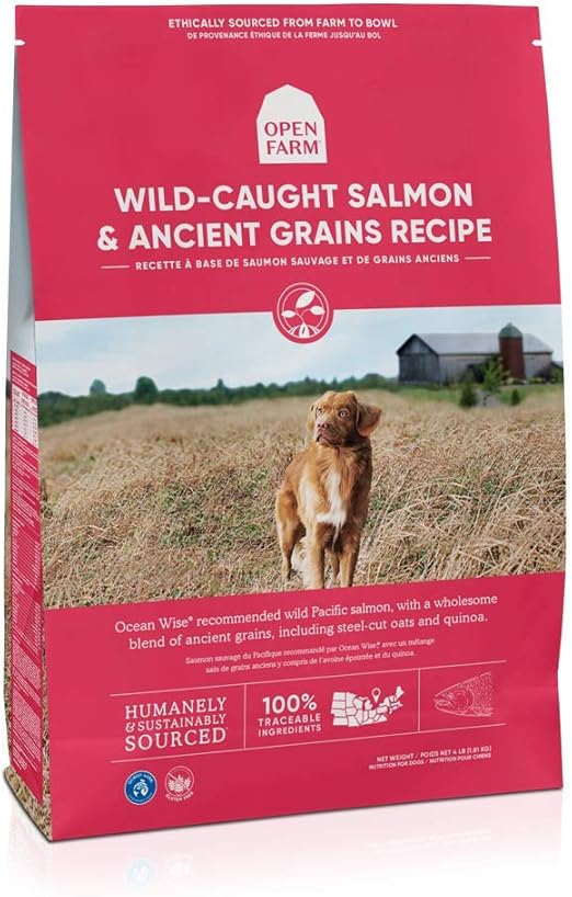 Open Farm WildCaught Salmon and Ancient Grains Recipe Dry