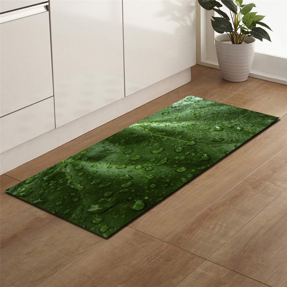 Amazon.de: Mengjie Modern Küchenläufer Grüne Wassertröpfchen mit 7 mm