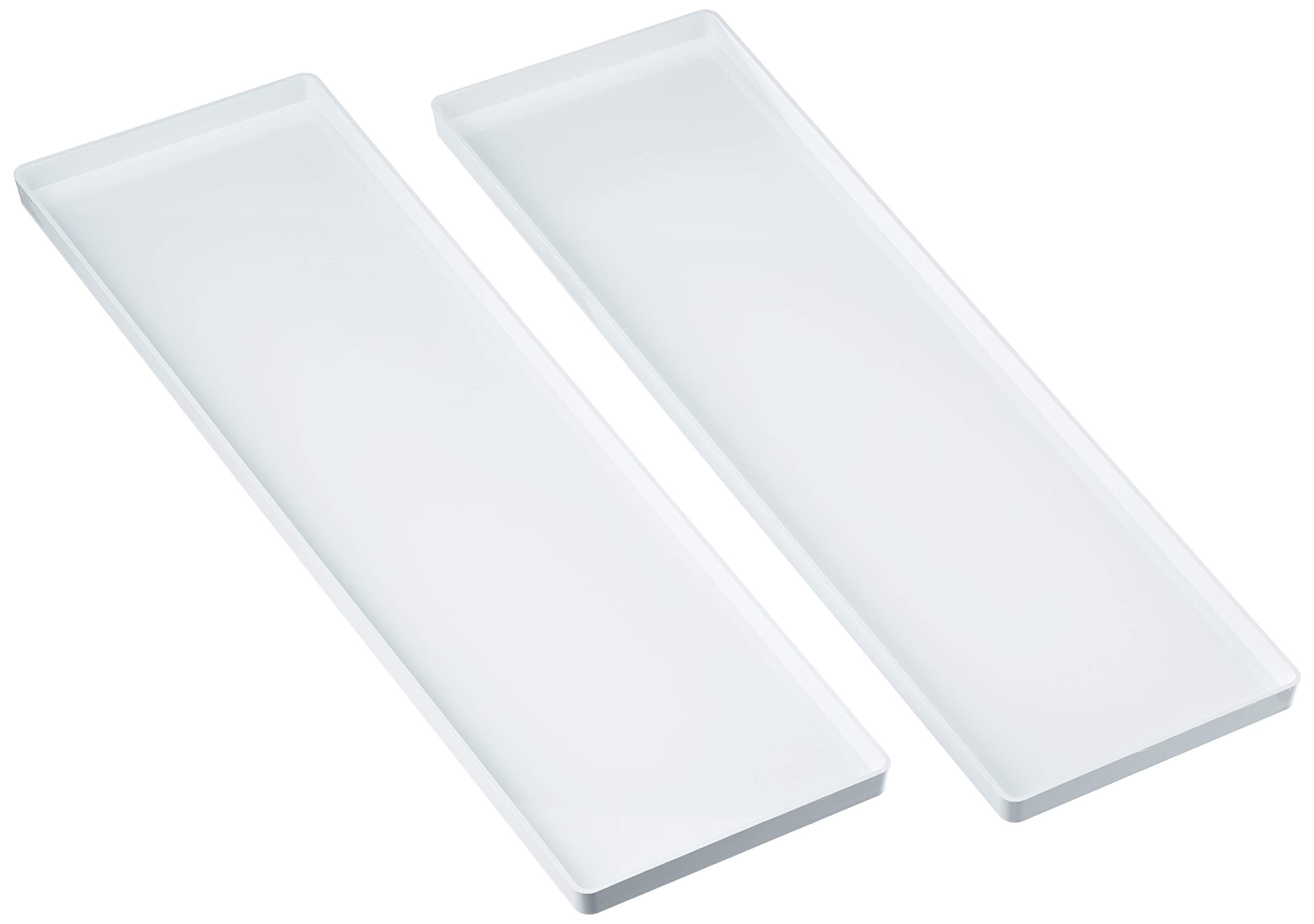 silikomart | VGEL03 Silicone Instrument Set Product Presentation, Composition set 2 Silicone Trays, White Colour, Easy Ice Cream, 119 x 395,5 mm, h 13 mm, Made in Italy