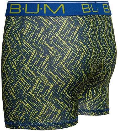 B.U.M. Equipment Boys' Performance Dry-Fit Compression Boxer Briefs (6 Pack) (Multi/Lime/Charcoal, X-Small / 4-5)' - Thumbnail 5