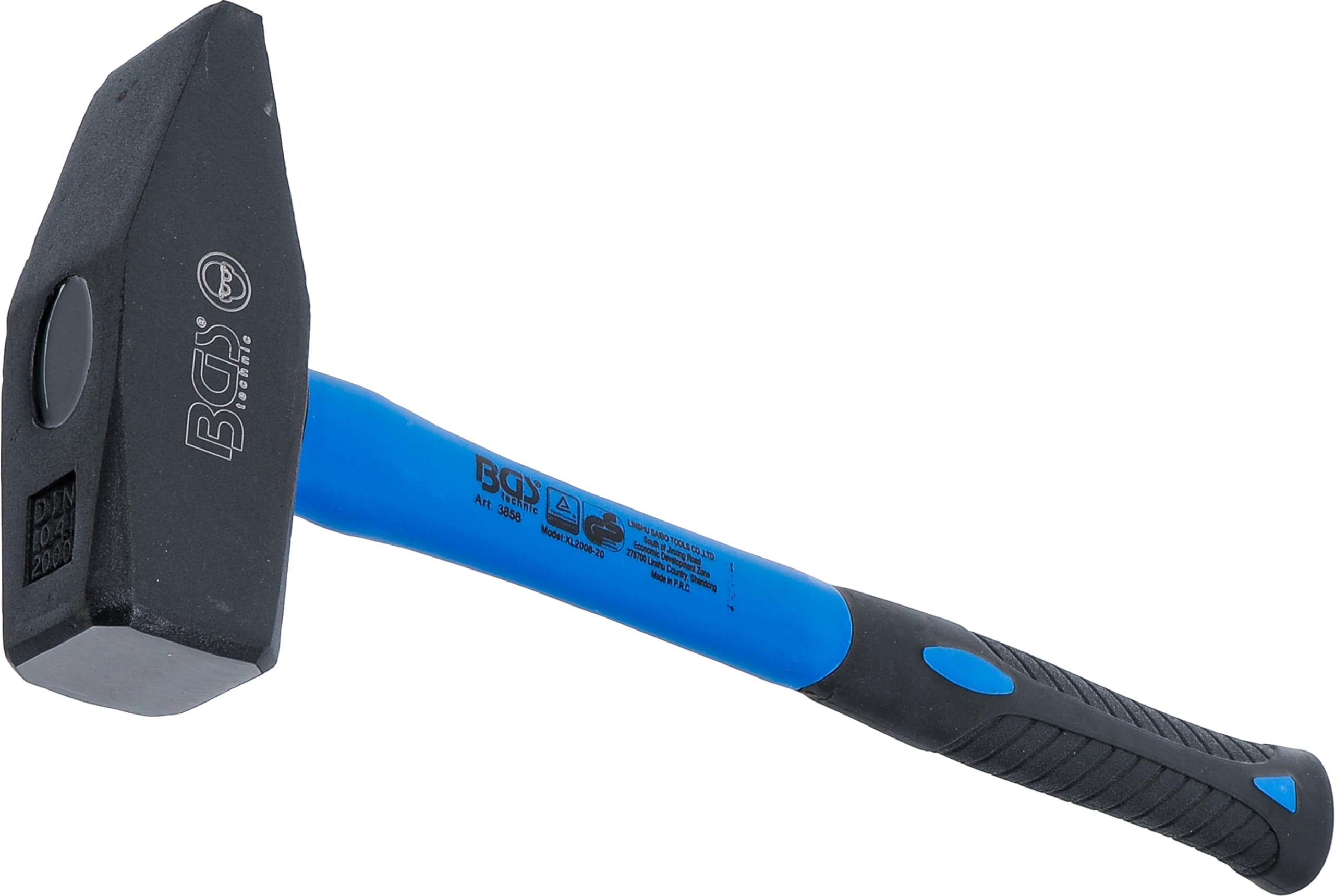 BGS 3858 | Machinist's Hammer | Fibreglas Shaft | DIN 1041 | 2000 g