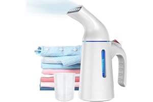 Blesgam Steamer for Clothes 700W, Fast Heat-up in 40S, 120ML Water Tank, 25g/min Strong Penetrating Steam, Portable Clothes Steamer Iron for Travel and Home(GY169)