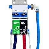 Dual Kitchen Sink Proportioner, Dish Detergent and Liquid Sanitizer Dispenser, Chemical Dispensing System, Precision Chemical Dilution, 8088
