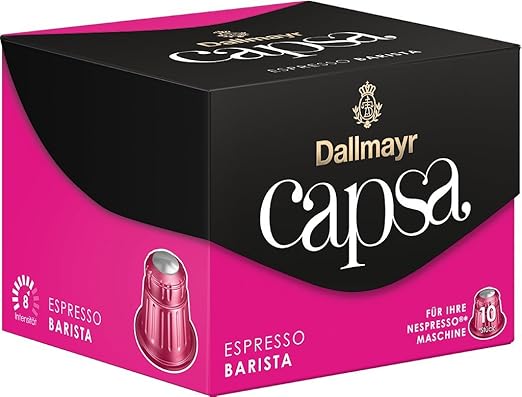 Dallmayr Kaffee Capsa Espresso Barista Kaffeekapseln 5er Pack 5 X 10 Kapseln Amazon De Lebensmittel Getranke