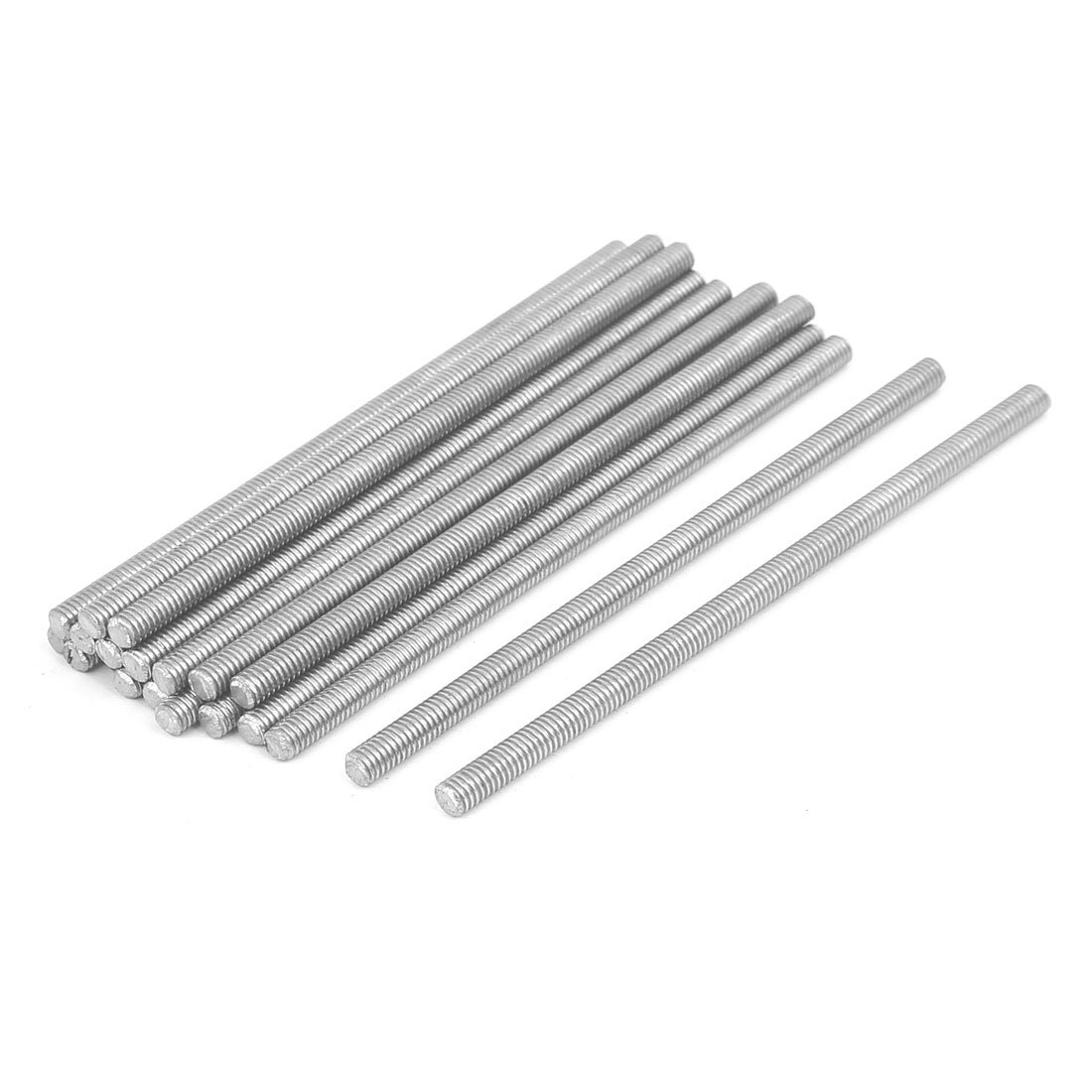 Sourcingmap M4 x 90mm 304 Stainless Steel Fully Threaded Rod Bar Studs Hardware 20 Pcs