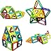 7TECH 61 PCS-Magnetic Tiles Toys Educational 3D Building Blocks Extra 16 Number Cards Included