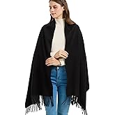 Nonakgado Winter Thick Wool Pashmina Scarf Shawl-Women's Soft Warm Pashmina Wraps for Evening Dresses Wedding Travel Shawl