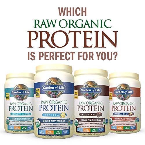 Garden of Life Raw Organic Protein Chocolate Powder, 20 Servings