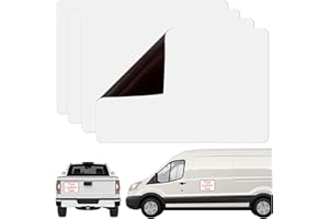 AOOCY Car Magnetic Sheet, Large Blank White Magnet Sign Roll for Vehicle Doors, 11.5" x 17.5", 30 Mil Thick - Ideal for Custom Personalization Décor, Temporary Ads, Instructional & Warning Signs (4)