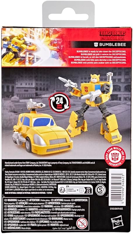Studio Series, Transformers: Devastation, Bumblebee, Figura Convertible Deluxe Class de 10,5 cm, Robots de Juguete, A Partir de 8 años — foto 4 de 8