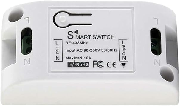 Prettyia Home Smart Switch Timer Mdulo de Interruptor Remoto de La APLICACIN Inalmbrica para Alexa