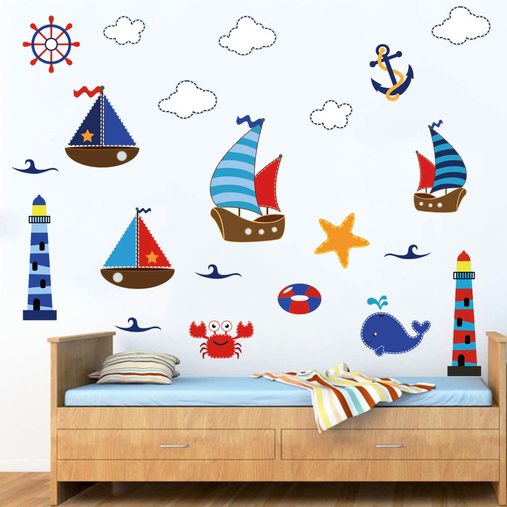 Best beach wall stickers for living room