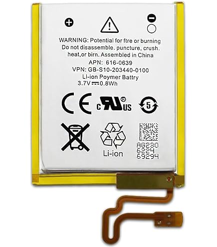 Amazon.com: FITHOOD Replacement Battery for iPd Nano 7th iPd Nano