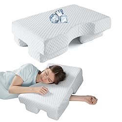 Side Sleeper Pillow with Arm Hole, Memory Foam