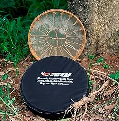 American Shamanic Native Drum Bison Natural Hide