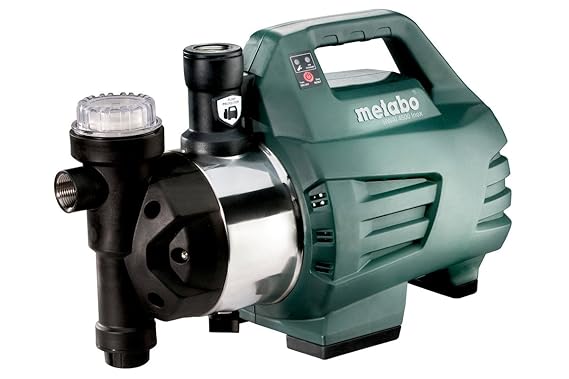 Metabo 600979000 Hauswasserautomat / Hauswasserwerk HWAI 4500 INOX | +Gewindedichtband, Filterschlüssel | Kompakt / Trockenla