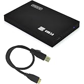 HWAYO 2.5'' 120GB Ultra Slim Portable External Hard Drive USB3.0 HDD | Storage for PC, Mac OS, Laptop, Desktop, MacBook, PS4, Xbox one (Black)