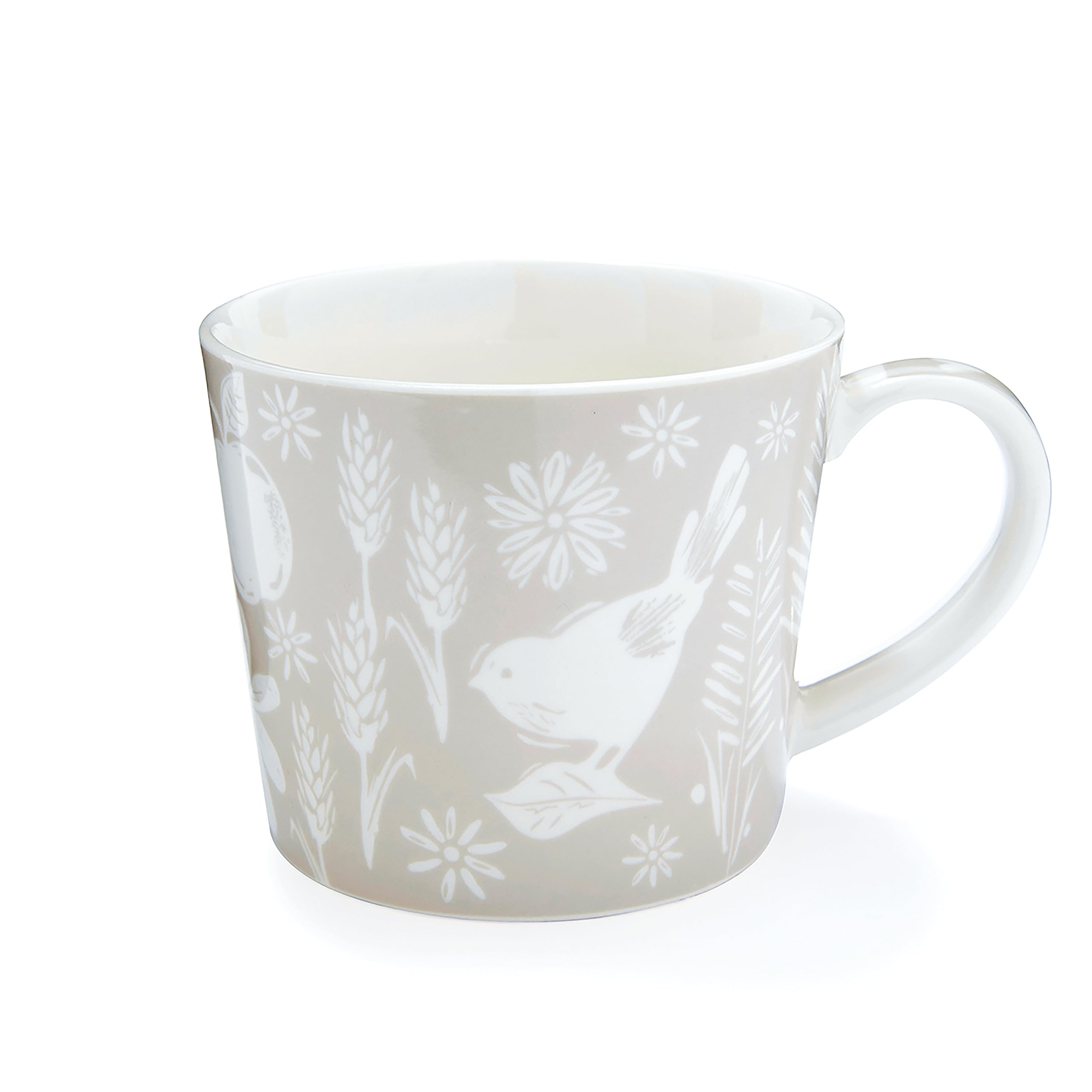 Cooksmart British Designed Conical Coffee Mug | Ceramic Coffee Mugs for Home or Work | Large Mugs for Hot Drinks | Tea and Coffee Cups - Homstead