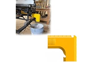 For Dewalt Table Saw Dust Collection Adapter, 2.5 Inch Vacuum Hose Connector Fits DW745 DWE7485 Compatible with Most Saws (Ye