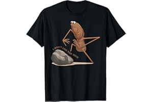 NEWTRUE Funny Marcus The Worm I Don't Like This Rock Meme T-Shirt