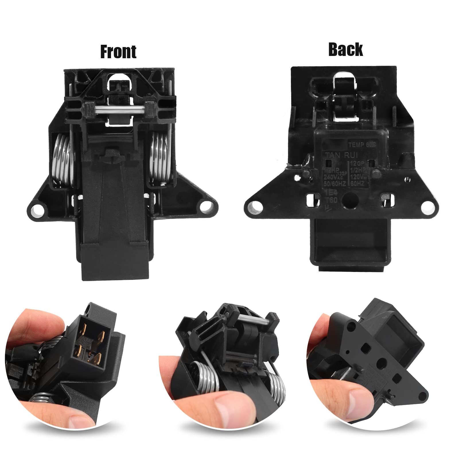 5304516818 Dishwasher Door Latch For Frigidaire Electrolux Kenmore Dishwasher Door 5304527418, 154722401, 154543901, 154758101, 4813935, AP6783743, EAP12585469, PD00044441, PS12585469 Door Switch Kit