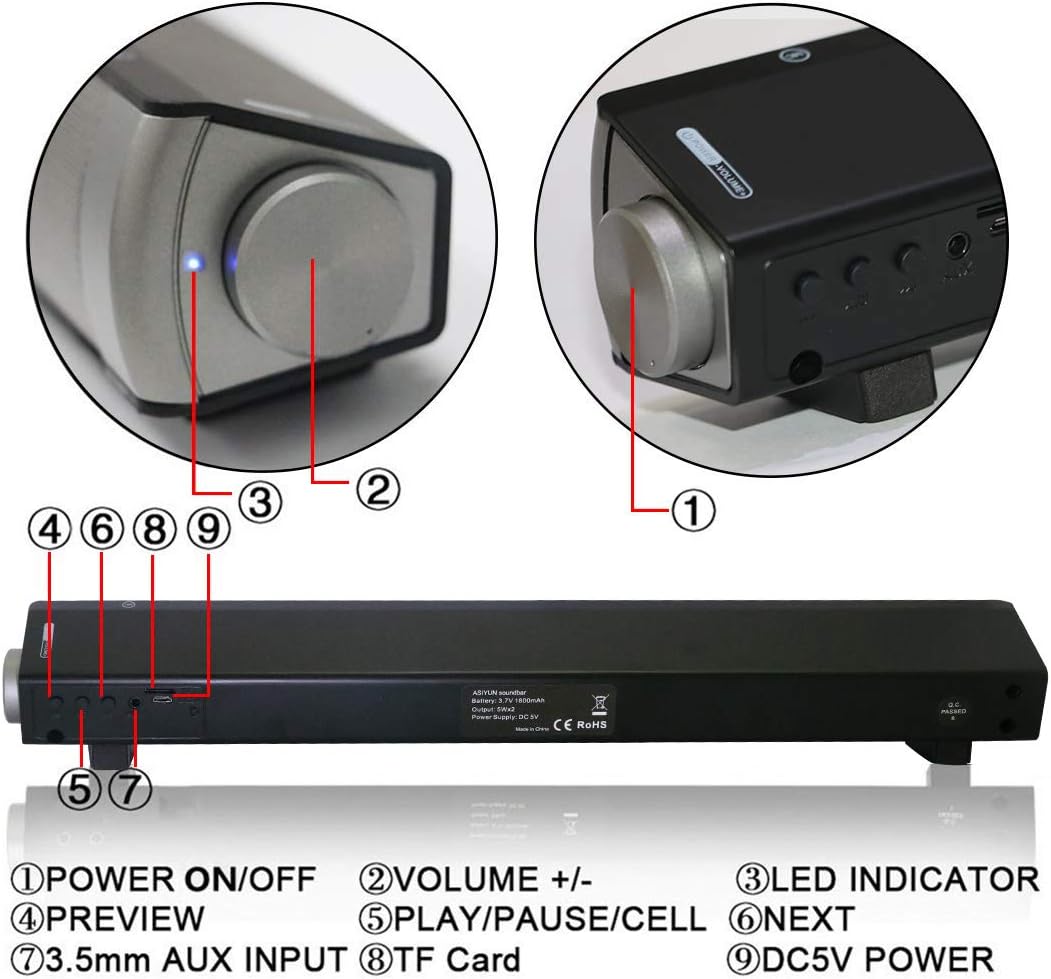 asiyun bluetooth speaker
