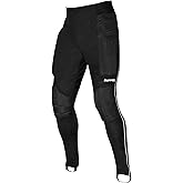 Buffon Goalkeeper Pants for Kids and Youth, Champion Long Padded Soccer Goalie Pants with Protective Padding