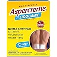 Aspercreme Lidocaine Patches XL - 3 Each, Pack of 5