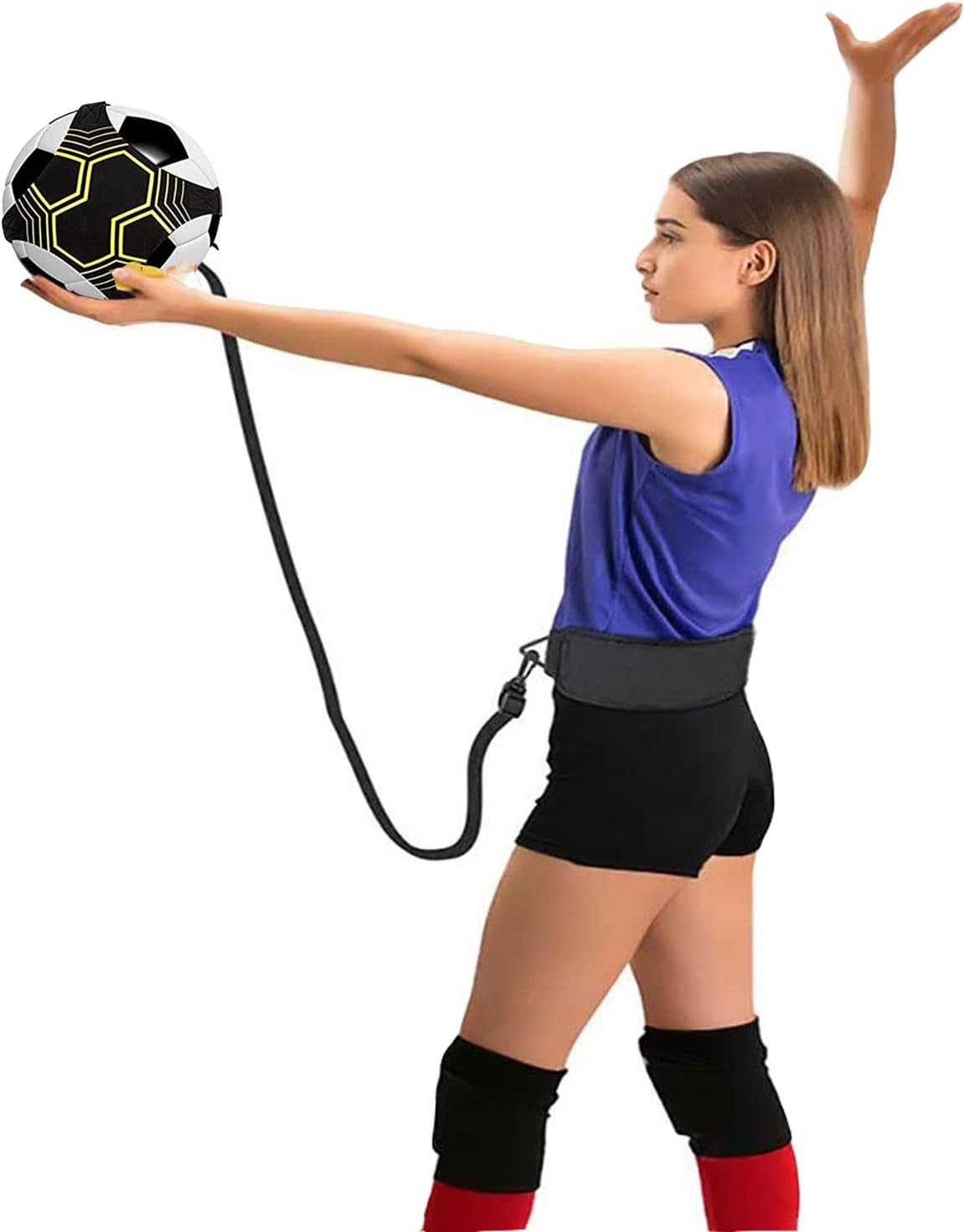 Little World Volleyball Trainer, Volleyball Training Equipment Aid Solo Practice Perfect for Beginners Practicing Serving, Setting and Spiking : Sports & Outdoors