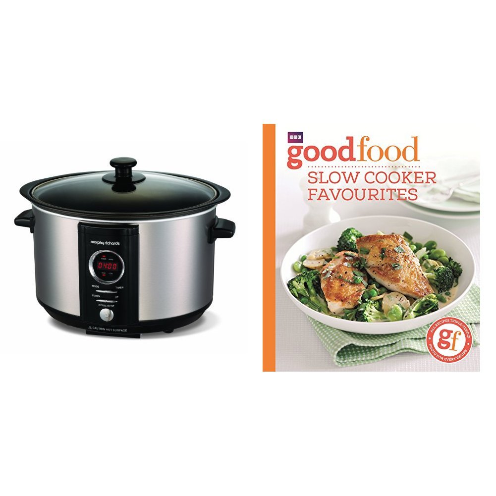 Morphy Richards Accents 460004 Digital Slow Cooker, 3.5 L, Brushed