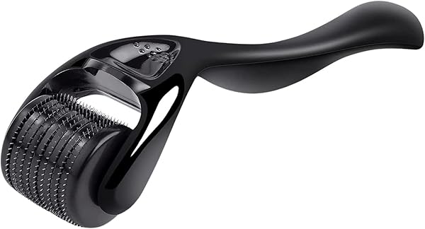 Derma-Roller 0,5mm, Bartroller Bartwuchs, Needling Roller für Gesicht Hautpflege, Derma-Roller Haare, Narbenroller, Microneedling Roller mit 540 Titanium zur Anti-Falten, Anti-Aging