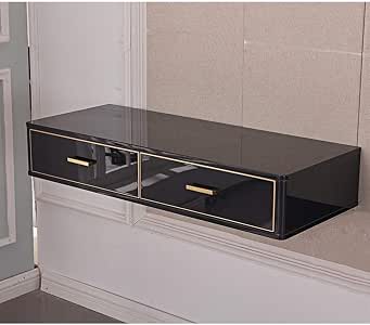 Amazon.com: Modern Floating Vanity Table Wall-Mounted ...