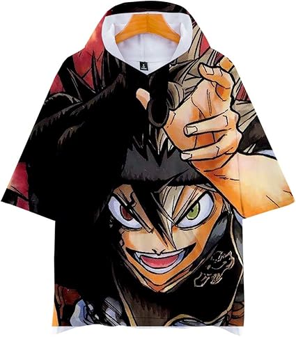 Printed Anime 3D Hoodie T-Shirt: Amazon.co.uk: Clothing