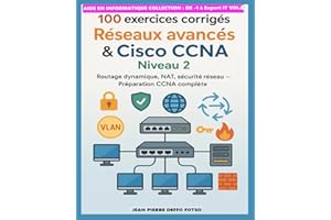 Volume 4 : 100 exercices corrigés – Réseaux avancés & Cisco CCNA Niveau 2: Routage dynamique, NAT, sécurité réseau – Préparat